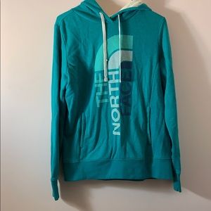 Teal North Face Hoodie